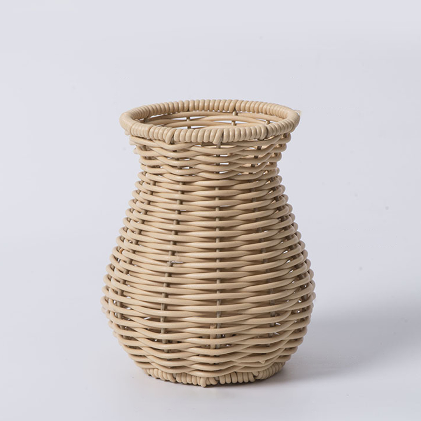 Pampas Grass Decor - Handgeweven gedroogde bloemenhouder Rotan effect Chique