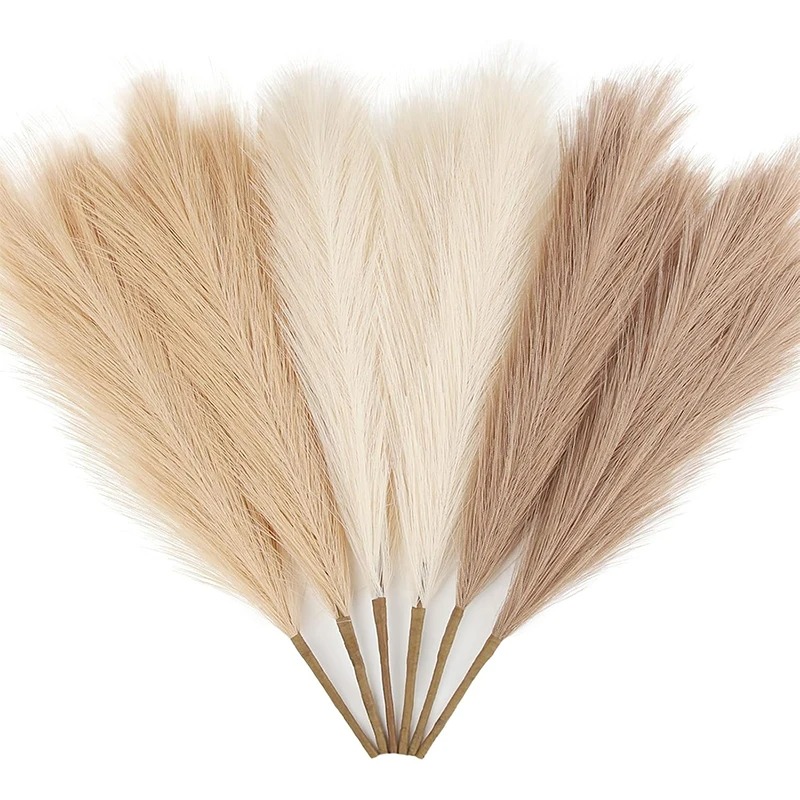 Pampas Grass Decor - 5/10 Stuks 55CM Kunstmatige Pampas Gras