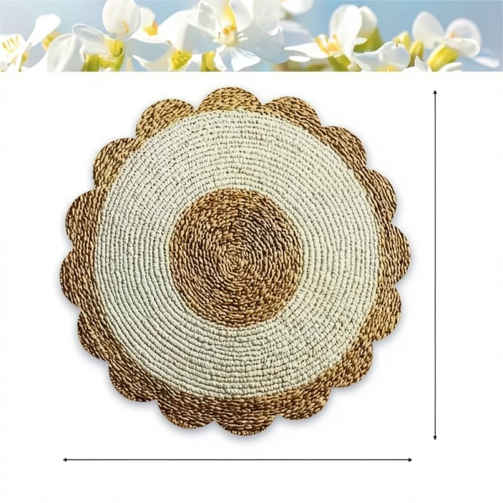 Geprinte linnen placemat met k - Linen Table Runner recensie en prijs