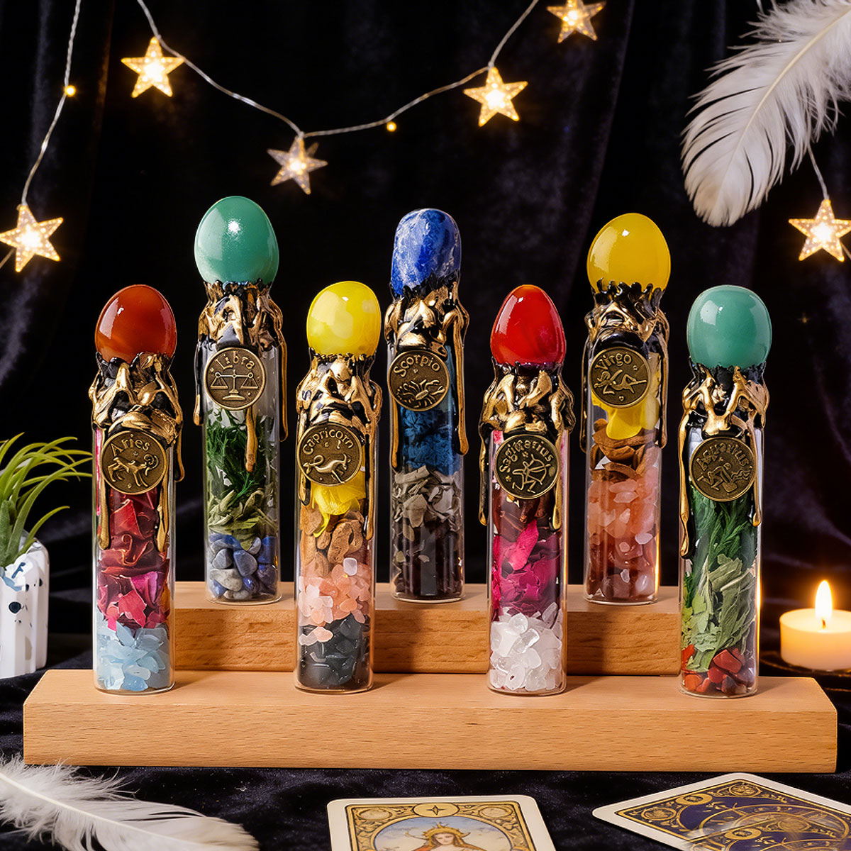 1PC Natuurlijke Kristal Zodiac - Home Decor Y2K recensie en prijs
