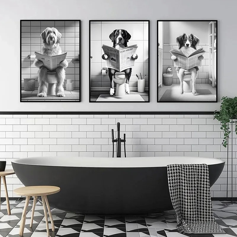 (1pc frameloos) Grappige diere - Home Decor Magazine recensie en prijs